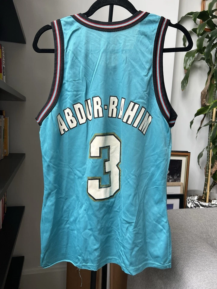 Camiseta deportiva vintage Shareef Abdur-Rahim Champion Grizzlies para hombre 40 (M) Vancouver Foto 2 de 4