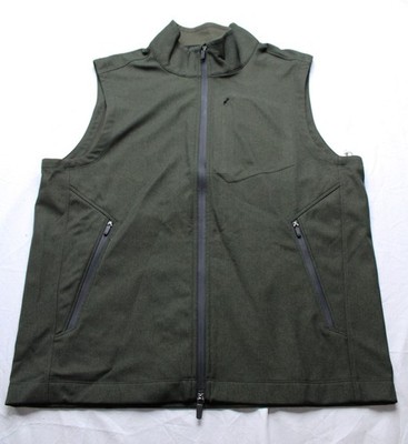 Mack Weldon Men's Latitude Shell Full Zip Vest NN7 Foxhole Heather Large NWT