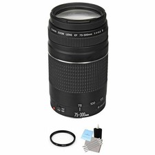 Canon EF 75-300mm f/4.0-5.6 III Autofocus Lens UV Filter Cleaning Kit