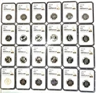 Washington Quarter 24-Coin Set - All NGC Certified - 1981 to 1998 - All GEM MS
