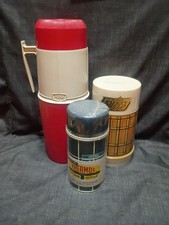 Vintage Thermos Aladdin Lot 3 Pieces Good Condition Made In USA