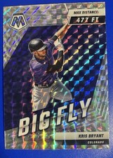 2022 Panini Mosaic #BF-4 Kris Bryant Big Fly Mosaic Colorado Baseball⚾️
