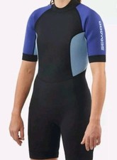 Sea-Doo Woman's Exotic Shorty Wetsuit Size Black Purple Medium New With Tags