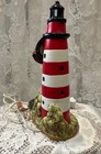 LEFTON  Assateague Lighthouse 11" T Statue  00137 Electric lamp Light 1991 NWT — photo 5