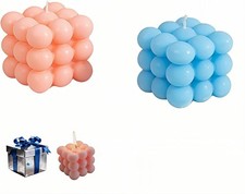 Cube Bubble Candle, Soy Wax Scented Candles with Plant Essential Oils,