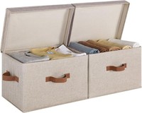 Storageworks Aufbewahrungsboxen Mit Deckel, Stoff Aufbewahrungskorb Mit Deckel