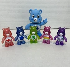 Care Bears 2016 Lot of 5 Glitter Fun 3" Figures Interactive Grumpy Figurine