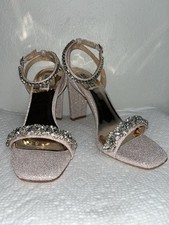Badgley Mischka Tasmine Heel With Rhinestone - Pink Women  s Size 7