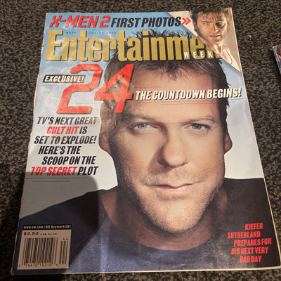 Entertainment Weekly Magazine #679 Oct 25, 2002 Keifer Sutherland x-men 2
