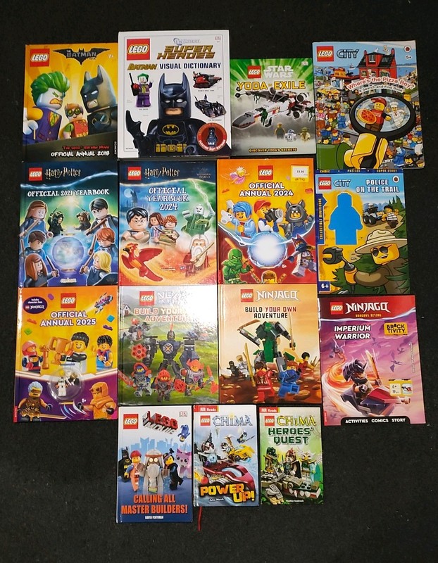 15 LEGO Books Bundle Job Lot Various Titles Batman Harry Potter Star Wars Ninja