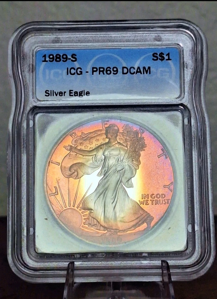 American Eagle PR 69 Graded 1989 Silver Bullion Coins for sale | eBay