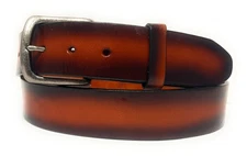 MEN'S WESTERN LEATHER BELT, 1.5 inch wide HAND CRAFTED COWBOY RODEO BELT