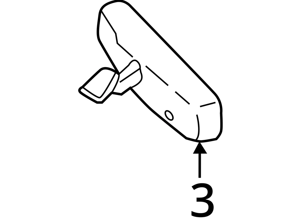 18 19 20 21 2022 23 24 Ford Expedition Rear View Mirror w/ Automatic Dimming - Imagem 4 de 4