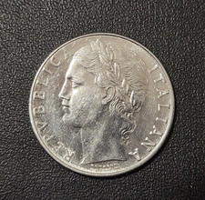 Italian Coin 1977 Republica Italiana L100 Lire *VERY NICE*