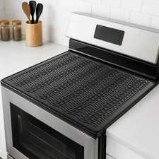 Stove Top Covers for Electric Stove, Heavy Duty Silicone Stove Mat for Gas, Glas