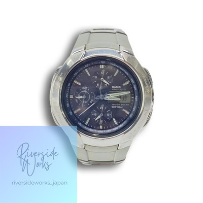 CASIO Solar Analog Watch Silver WVA-500J