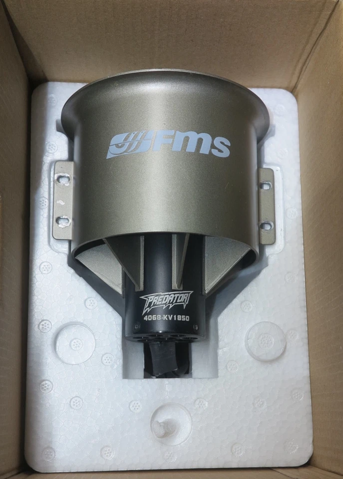 FMS Pro 90mm 12 Blades EDF Predator 4068 1850kV Brushless In-runner Motor 6S - Image 2 of 4