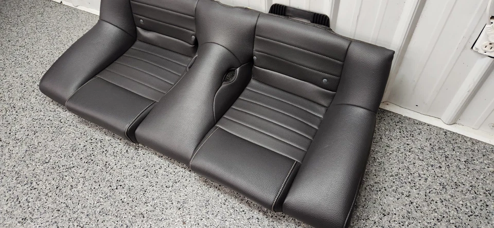 2010-2014 Ford Mustang Black Leather Seat Set OEM - Image 2 of 4