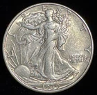 1939 D United States Walking Liberty Half Dollar Silver Coin 50C
