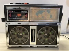 QuantumFX J-101U AM FM SW 11-Band Radio Cassette Rec USB MP3 Player Boombox READ