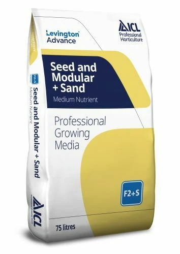 Levington Advance Seed & Modular F2S Compost with Sand 75lt Litre