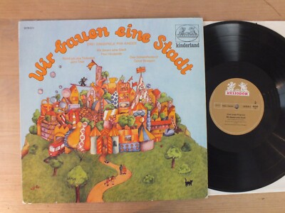 Wir bauen eine Stadt  Drei Singspiele für Kinder   GERMANY   LP  Vinyl  vg+
