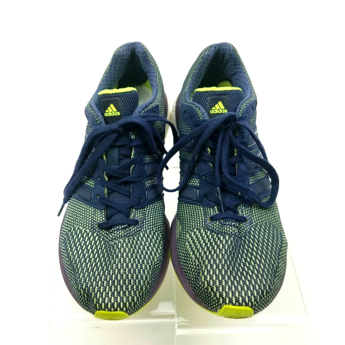 Adidas Womens Boston Boost Adizero Blue, Purple, and Yellow Size