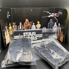 Soporte de exhibición vintage Star Wars 40 aniversario Early Bird serie negra 2017