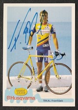 0332 Trkal Frantisek Czech Radsport Cycling Autogrammkarte original signiert