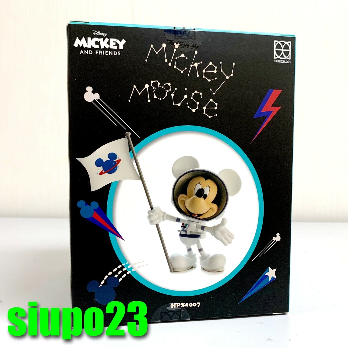 Herocross ~ HPS #007 Disney 15CM Astronaut Mickey Mouse Figure | eBay