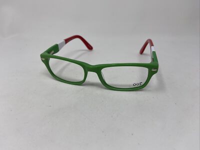 JONATHAN CATE USA EYEGLASSES KIDS MARVOMBE GREEN RED WHITE 45/18/-25 EB14