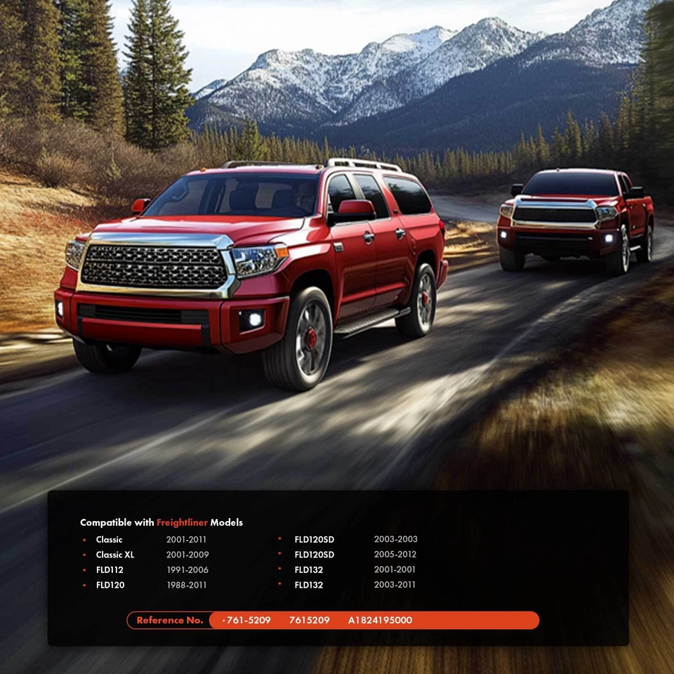 Nueva manija de puerta interior delantera izquierda negra para Freightliner FLD 1988-2012 Classic Foto 2 de 4