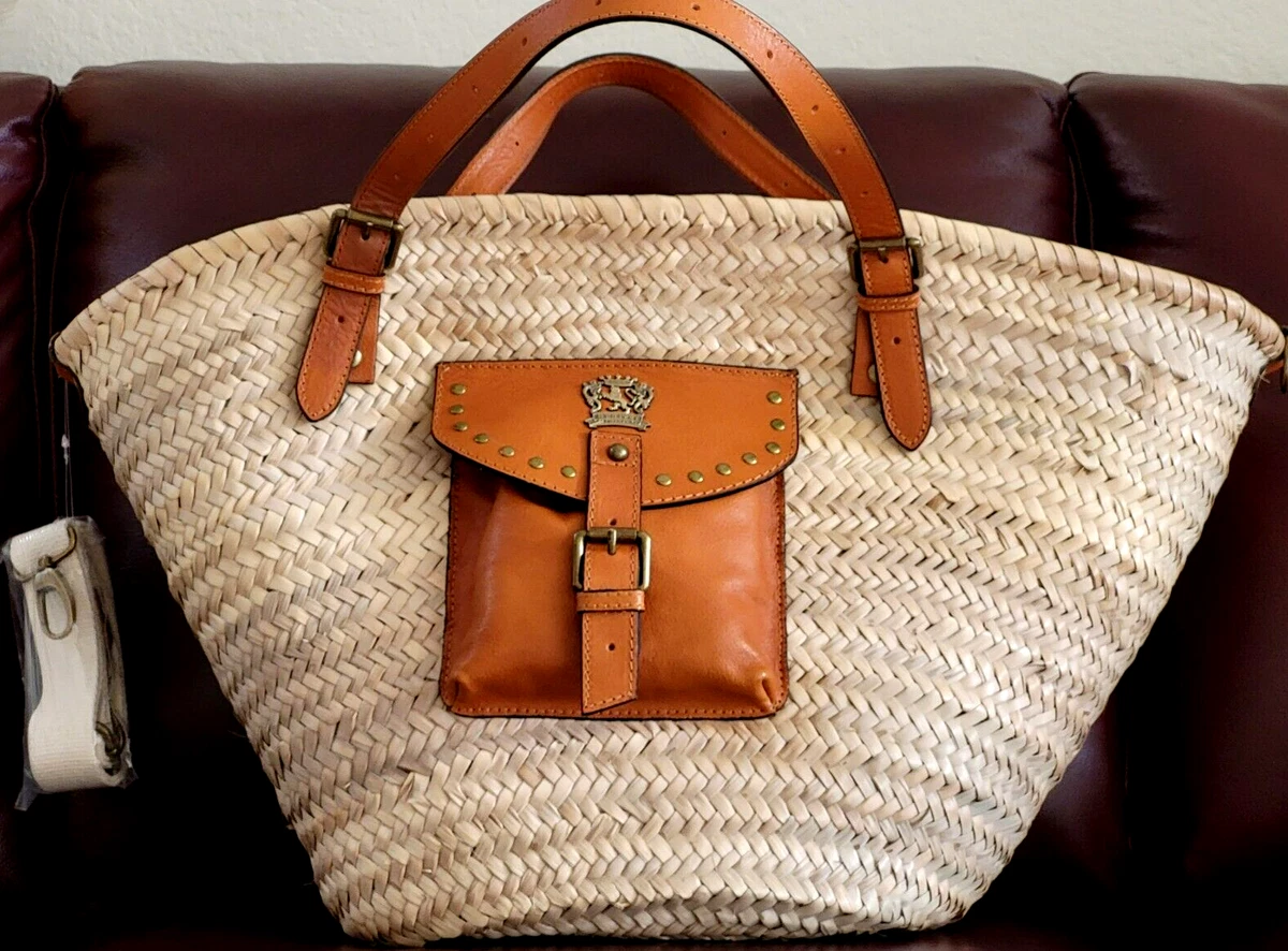 Hamilton Legacy Large Woven Leather Belted Satchel