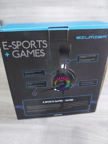 Ziumier E-Sports + Games gaming headset headphones RGB Z20 - Picture 6 of 11