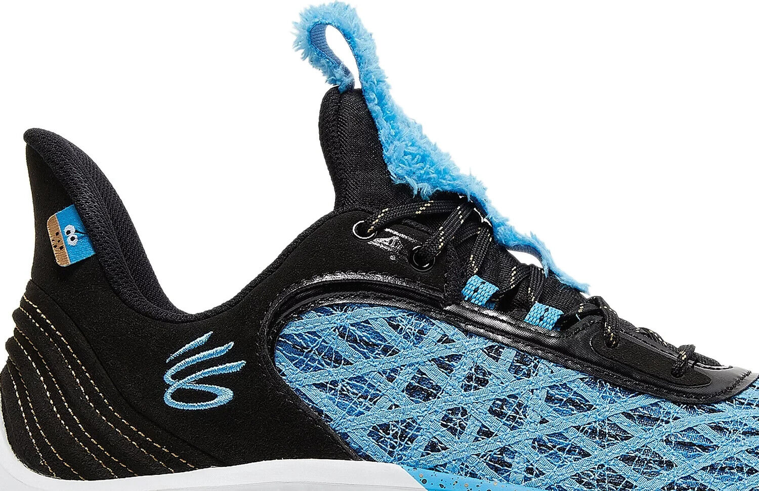 Under Armour Curry Flow 9 Sesame Street Cookie Monster 3024248-404 Men 12  Shoes