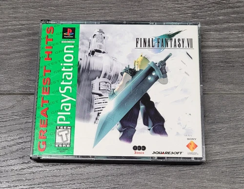 Final Fantasy VII Greatest Hits Playstation PS1 Video Game