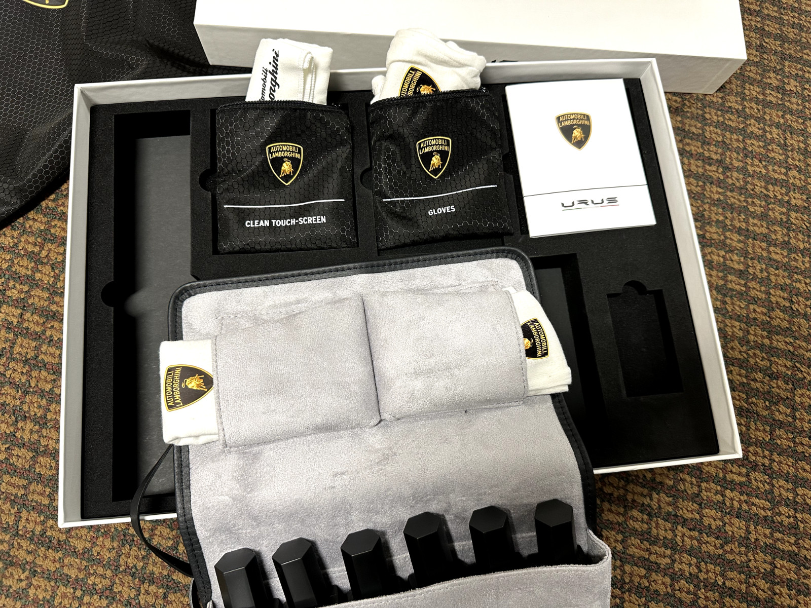 Lamborghini URUS OEM Care Kit (w/out Lambo. Micro Fiber Towel & Plug In Adaptor)