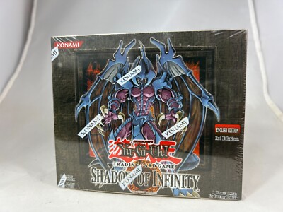 Yugioh 1st Edition Shadow of Infinity Booster Box Sealed 24 Packs