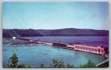 Safe Harbor  Pennsylvania  Hydroelectric Power Plant  Postcard