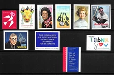 COMPLETE IMPERFORATE 2024 Commemorative (NO Die-Cut) Issues--Singles