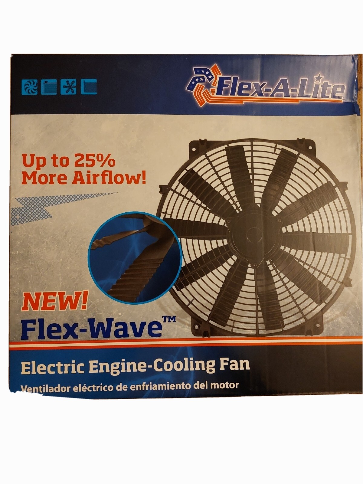 FlexALite 12 Volts FlexWave Electric Engine Cooling 16'' Puller Fan 238 Loboy eBay