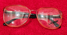 VGUC Vintage LA Gear Two Tone Glasses Demo Lens  - Tortie/Black