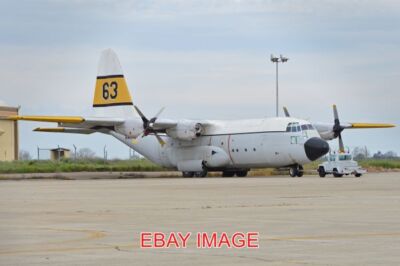 PHOTO  AEROPLANE LOCKHEED C-130A HERCULES 'N473TM / 63' C/N 3081. ORIGINAL US MI