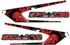 GRAPHIC Replacement KIT DECAL BOAT SPORTSTER SEA DOO SPEEDSTER 150 grunge