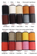 Professional pure Linen waxed Thread 0.55mm 150M hand sewing leather craft work — image 3