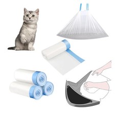 4 Rolls Katzenstreu Müllbeutel 45x50cm Küche Müllbeutel Mülleimer 11 Gallonen