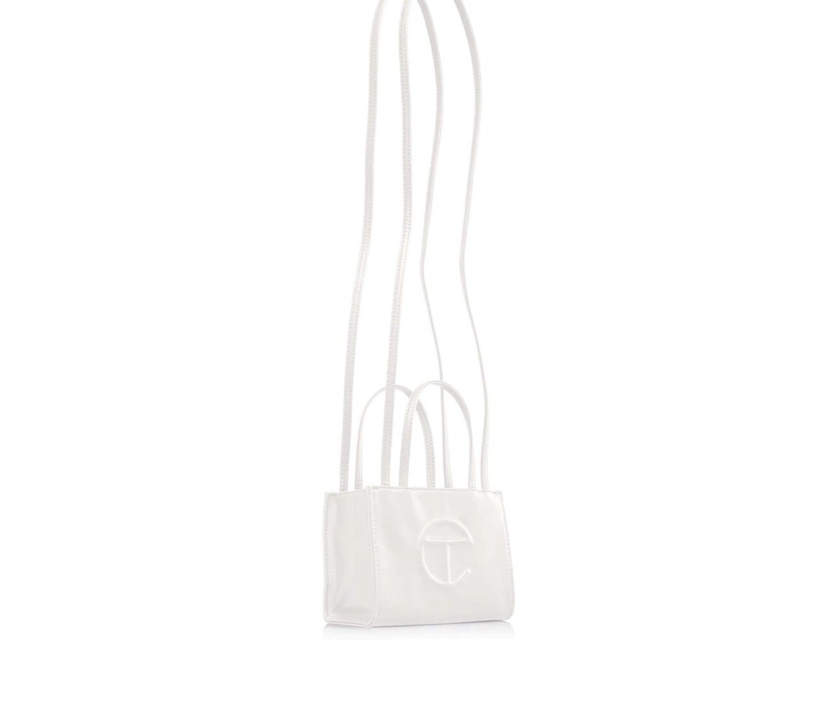 【美品】Telfar 白いショルダーバッグ S サイズ Telfar Small White Shopping Bag TF-012-WT-S BNIB IN HAND