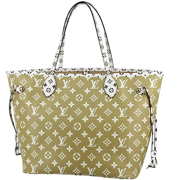 louis vuitton green neverfull