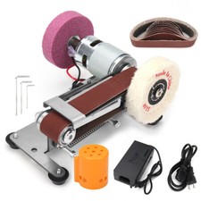 Belt Sanding Grinding Machine Mini Electrical Bench Sander Sharpener Polishing