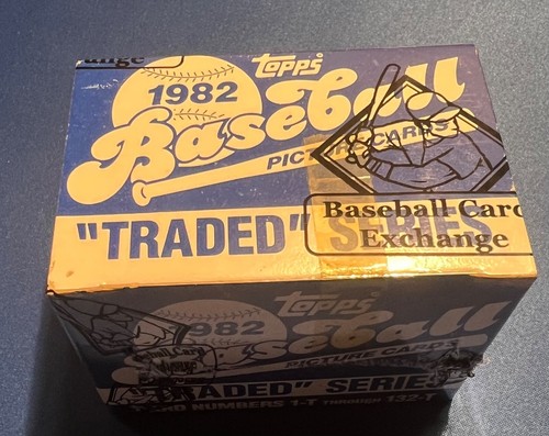 1982 Topps Traded Sealed Set BBCE Yellow Tape Intact Ripken Jr. 132 Cards